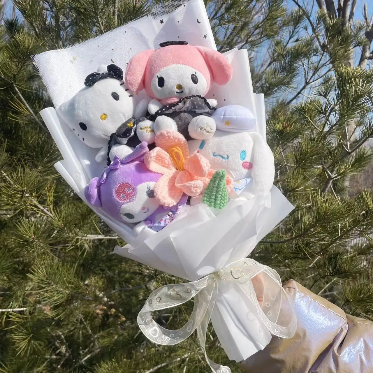 Plush Melody Stuffed Toy Flower Gift Bouquet