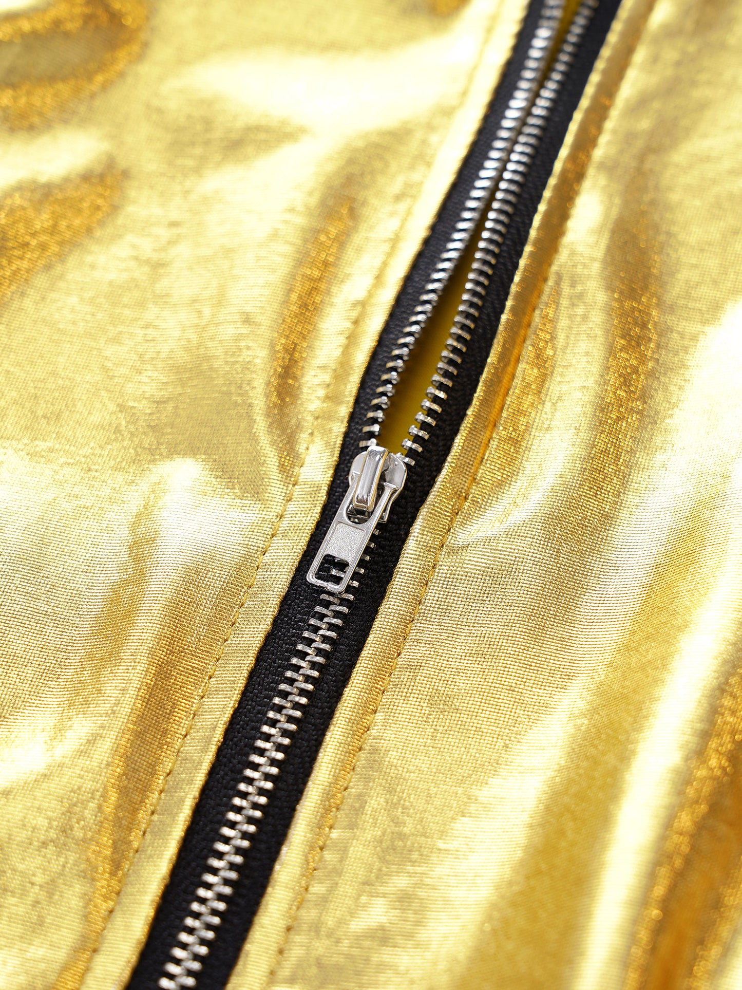 Girls Metallic Long Sleeve Zipper Jacket (Age 6-16 YRS)