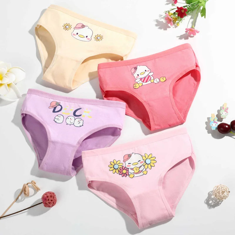 4 Piece - Girls Cotton Underwear 4 pieces 2