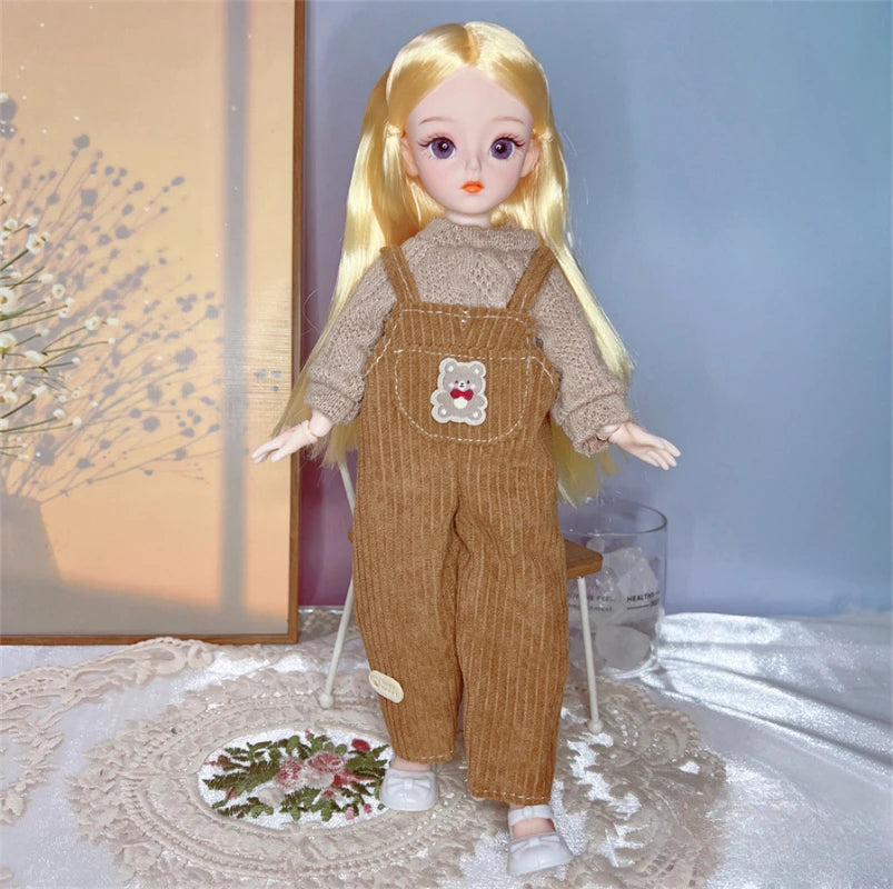 BJD Dolls Multiple Movable Joints 30cm KK-2