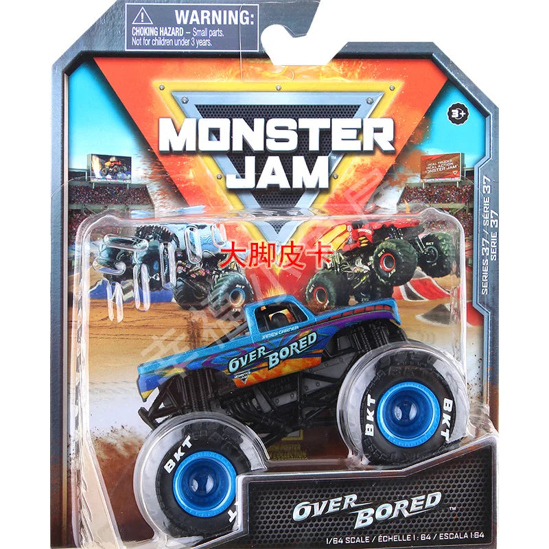 Monster Mutt Monster Jam Grave Digger 1:64 Scale Die Cast Alloy Truck Toys Monster Jam Grave Digger Monster Truck Boys Off-Road Pink