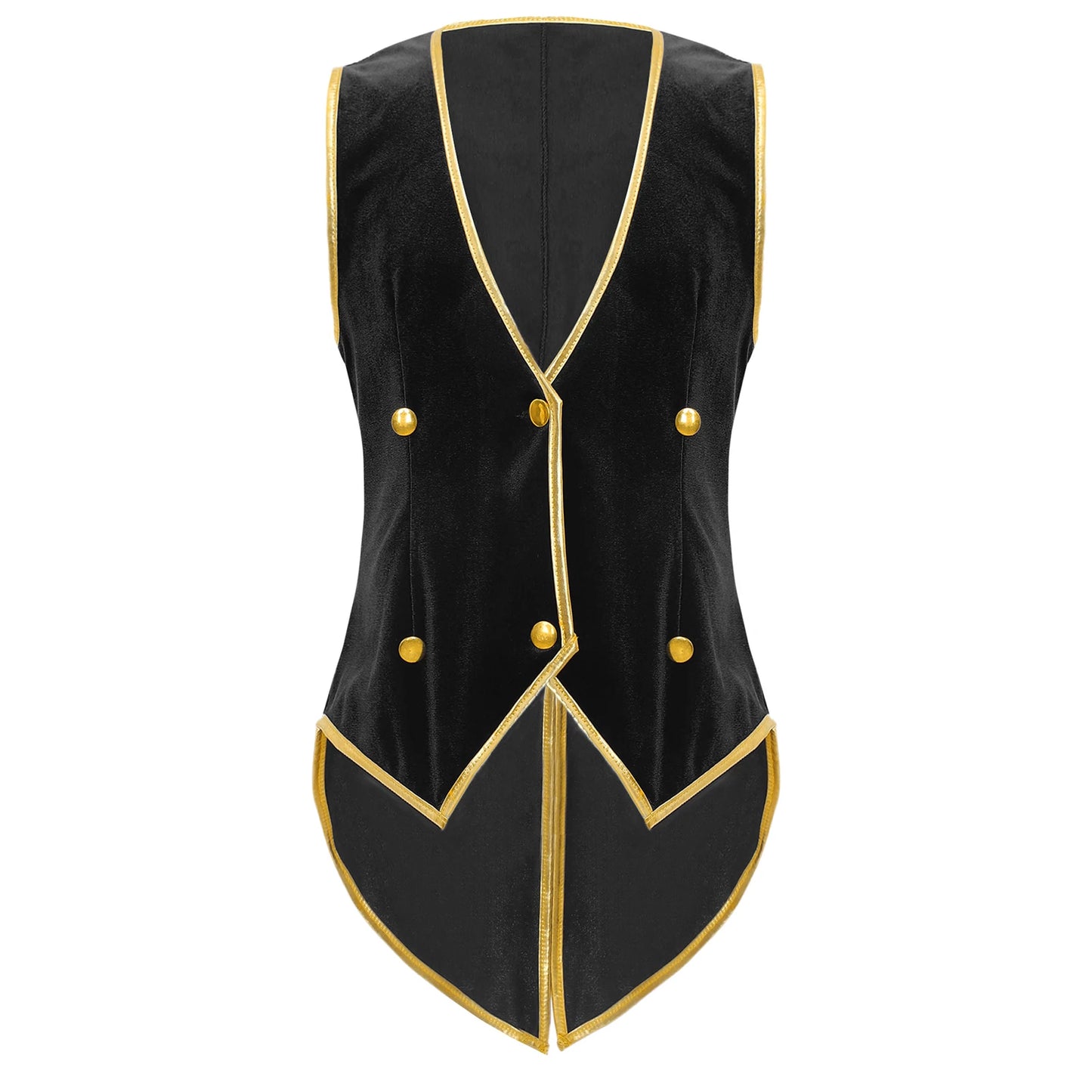 Boys Medieval Renaissance Tailcoat Vest Costume (Age 6-16YRS)