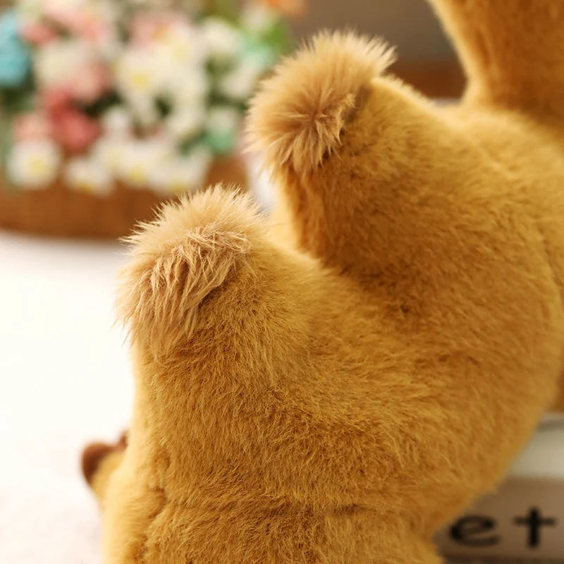 Plush Standing Camel Stuffed Toy - 30cm