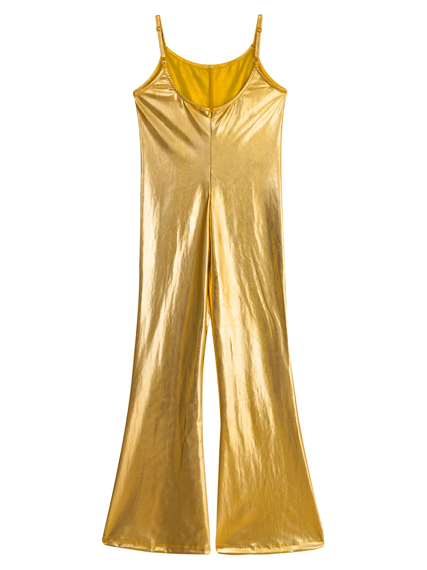 Girls Metallic Gymnastic Jumpsuit (Age 4-16YRS)