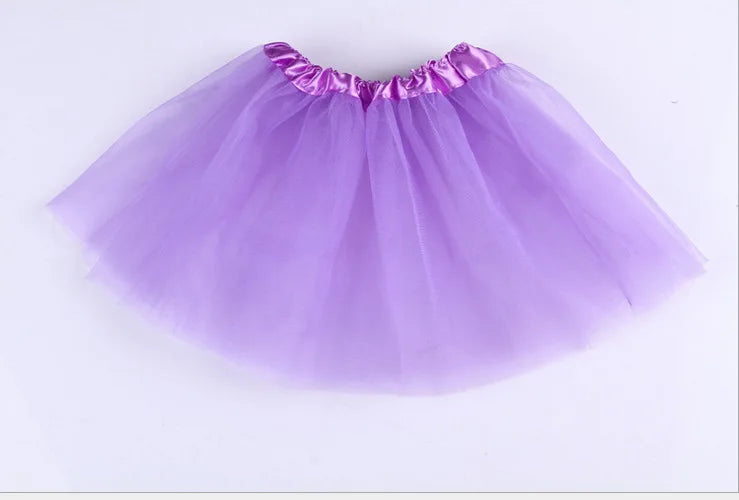 Girls Ballet Tutus Mini Skirt (Age 24M-7 YRS) Light Purple 2-7Y