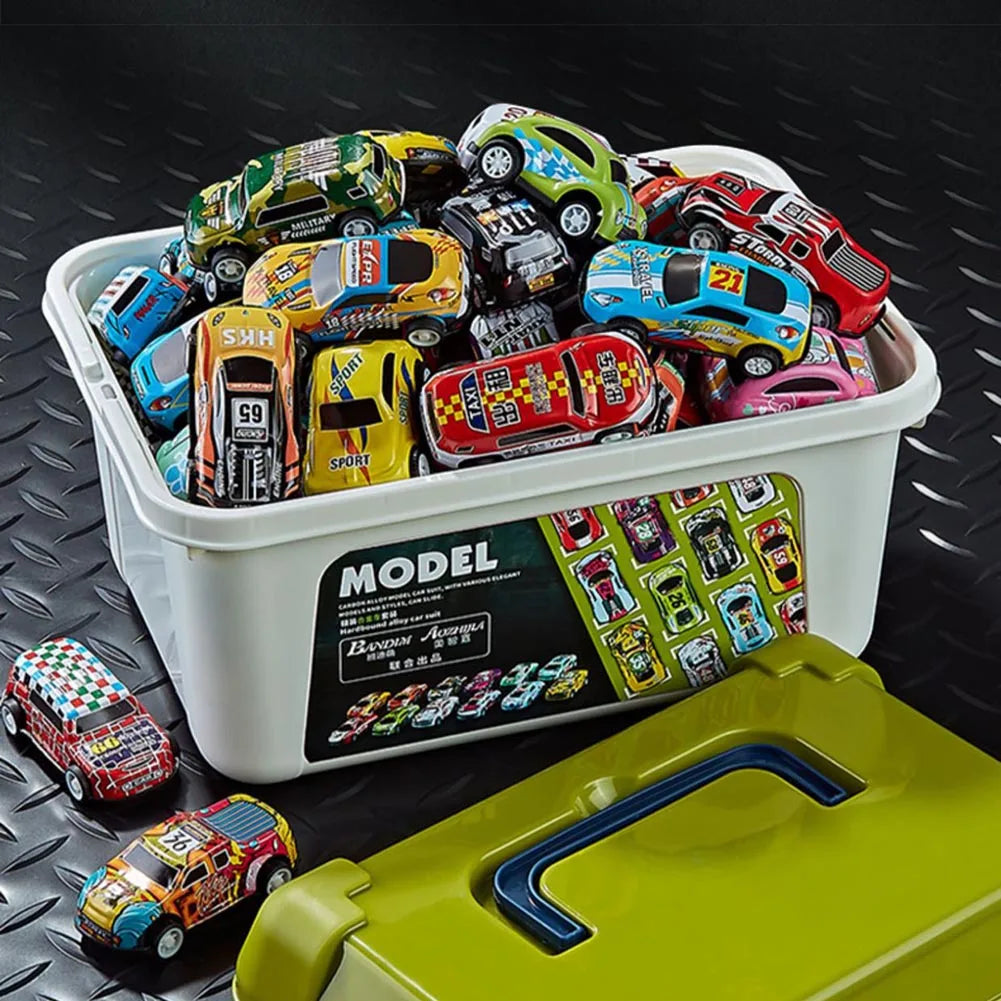 20-50Pcs/Set Mini Plastic Car Set