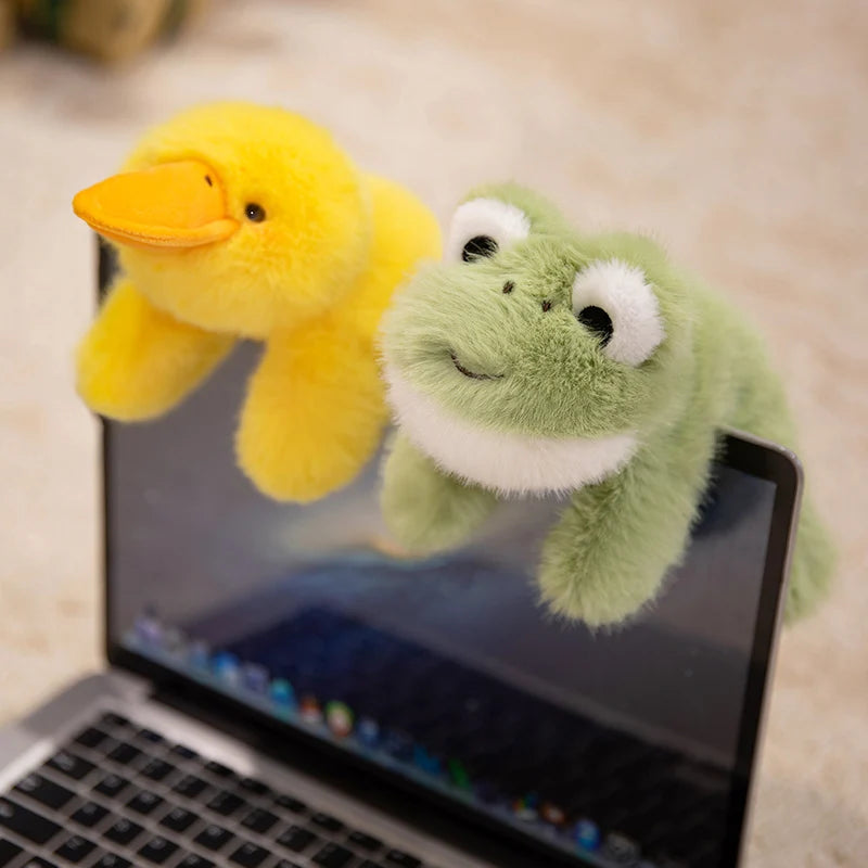Plush Frog Horse Duck Cow Stuffed Toy - 18cm