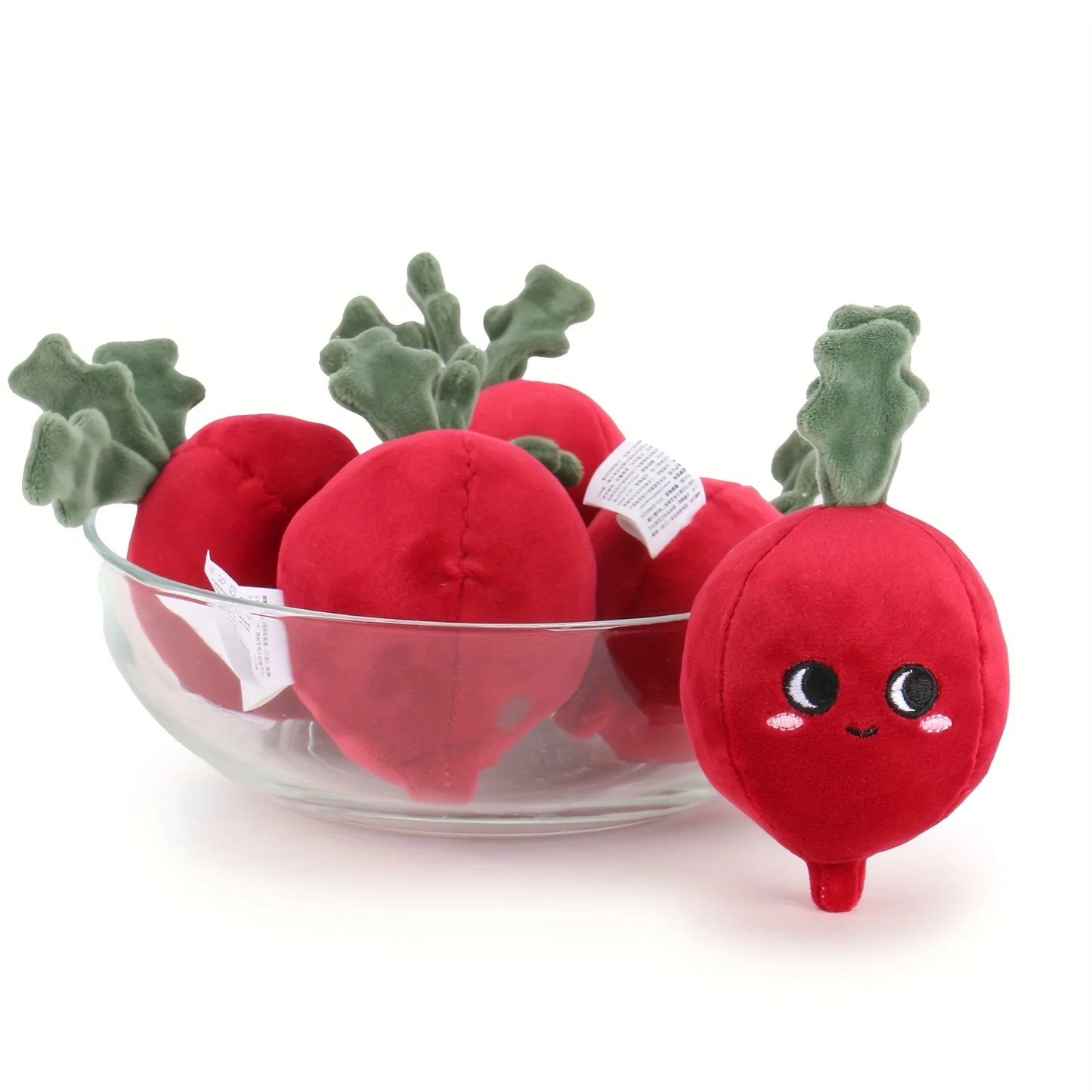 Plush Red Carrot Stuffed Toy - 14CM