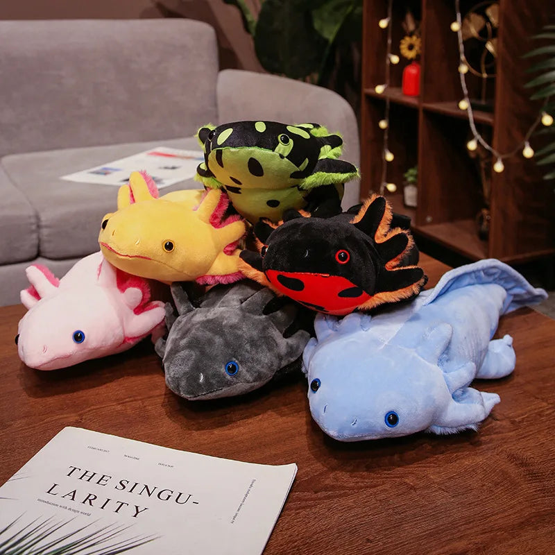 Plush Axolotl Salamander Stuffed Toy - 45/80cm
