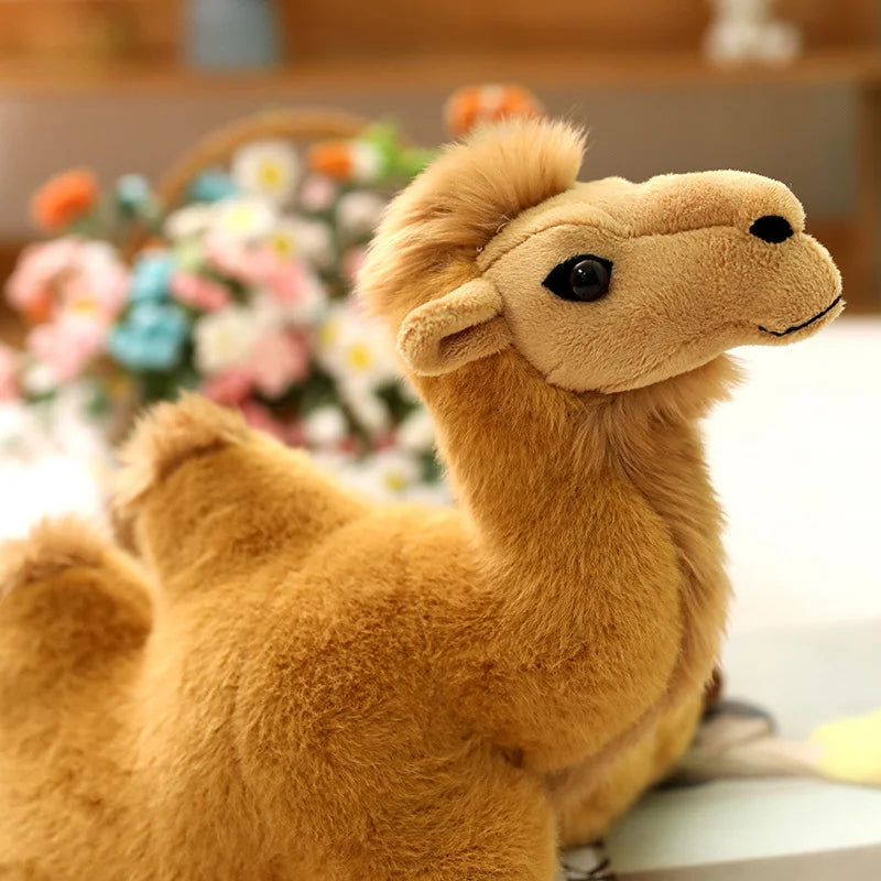 Plush Standing Camel Stuffed Toy - 30cm