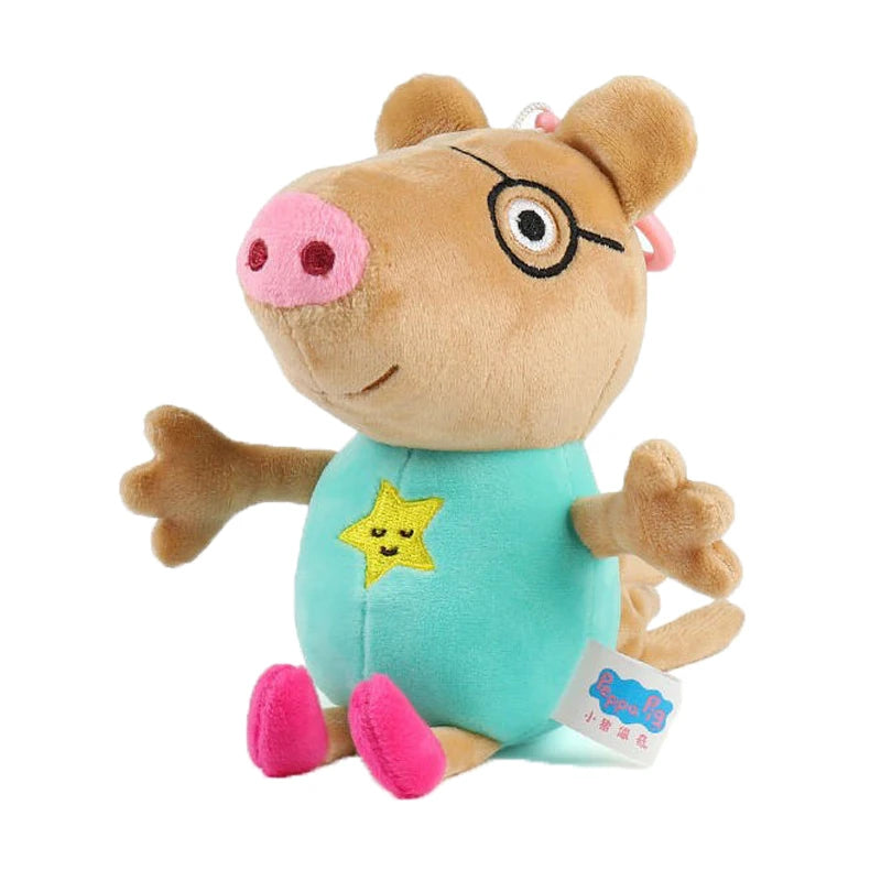 Plush Peppa Pig George Zoe Suzy Rebecca Emily Danny Pedro Bear Stuffed Toy - 19cm PP057