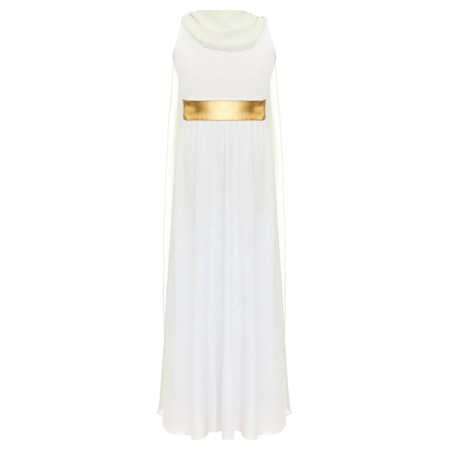 Girls Roman Grecian Athena Split Costume Dress (Age 6-16 YRS)