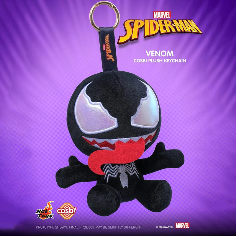 Spider-Man: Miles Morales Venom Cosbi Plush Keychain – Across the Spider-Verse Edition
