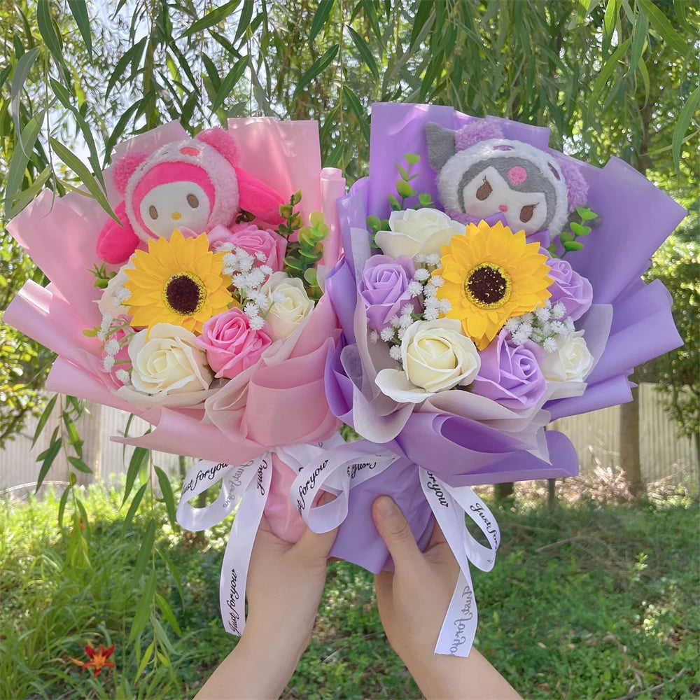 Plush Melody Stuffed Toy Flower Gift Bouquet