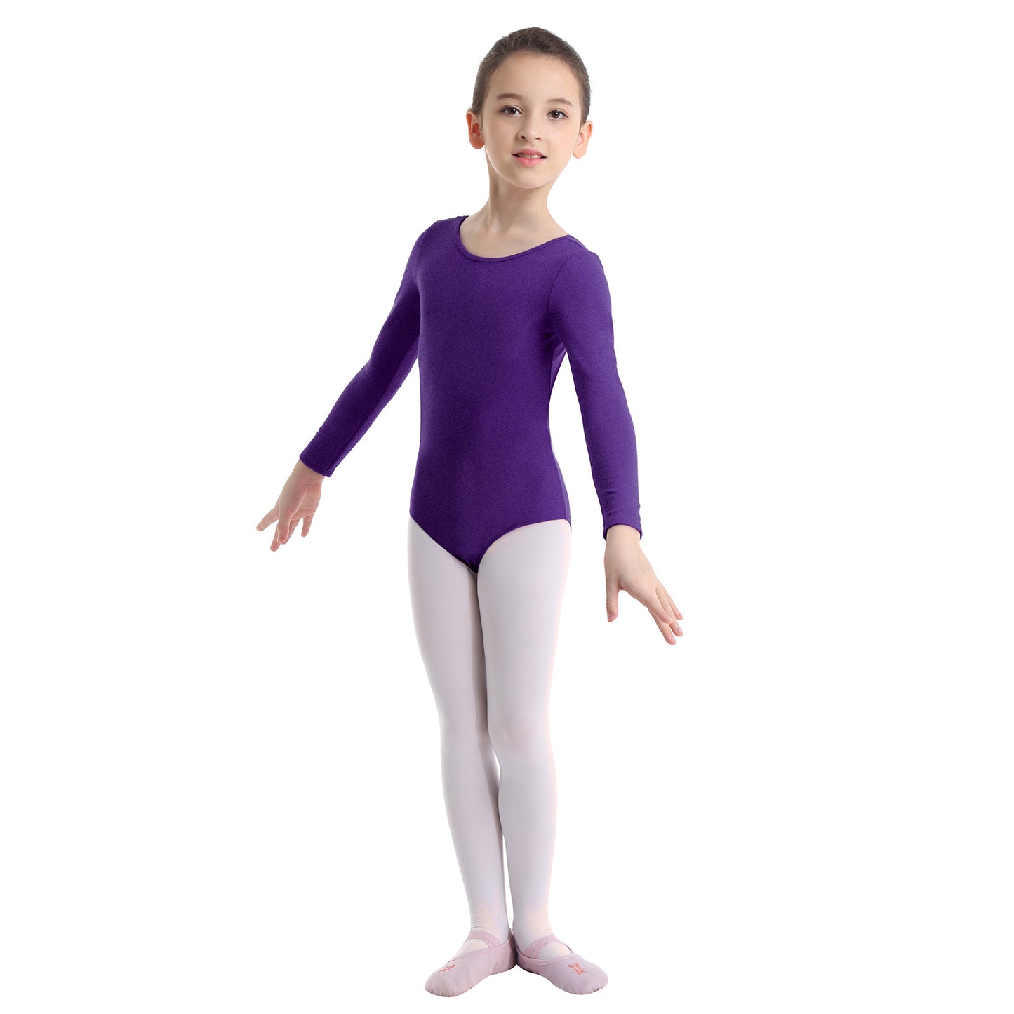 Girls Ballet Long Sleeve Leotard (Age 3-12 YRS)