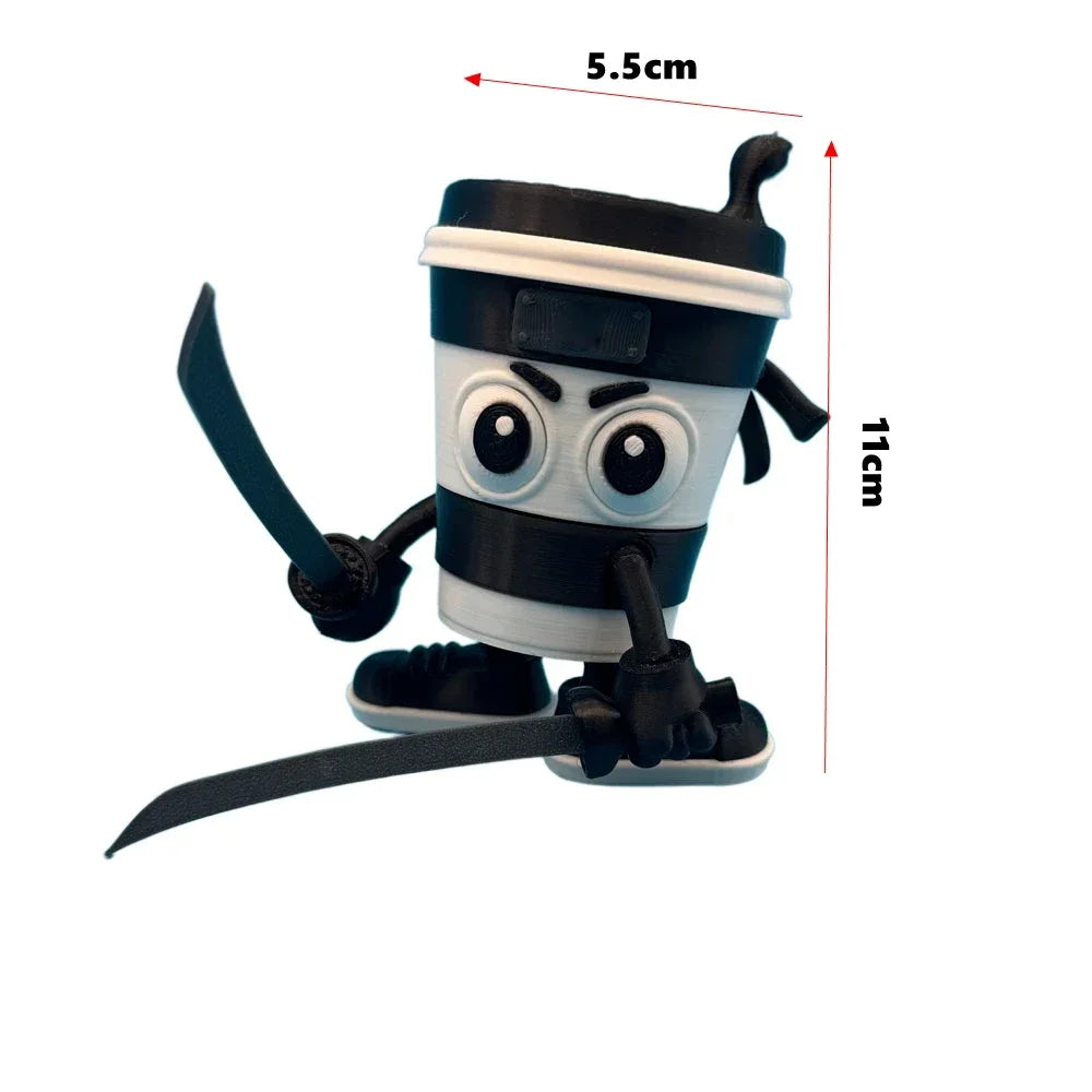 Upgraded Tung Tung Tung Sahur Figurine Ballerina Cappuccino Action Figure Tralalero Tralala Anime Figure Desk Ornament Toys Gift Multicolor Assassin
