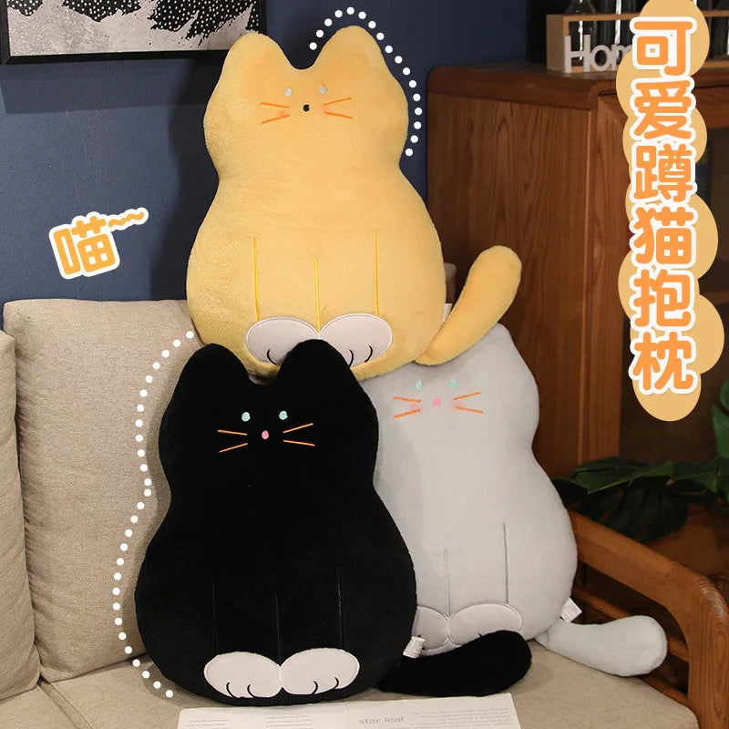 Plush Cat Pillow Stuffed Toy - 48*35CM