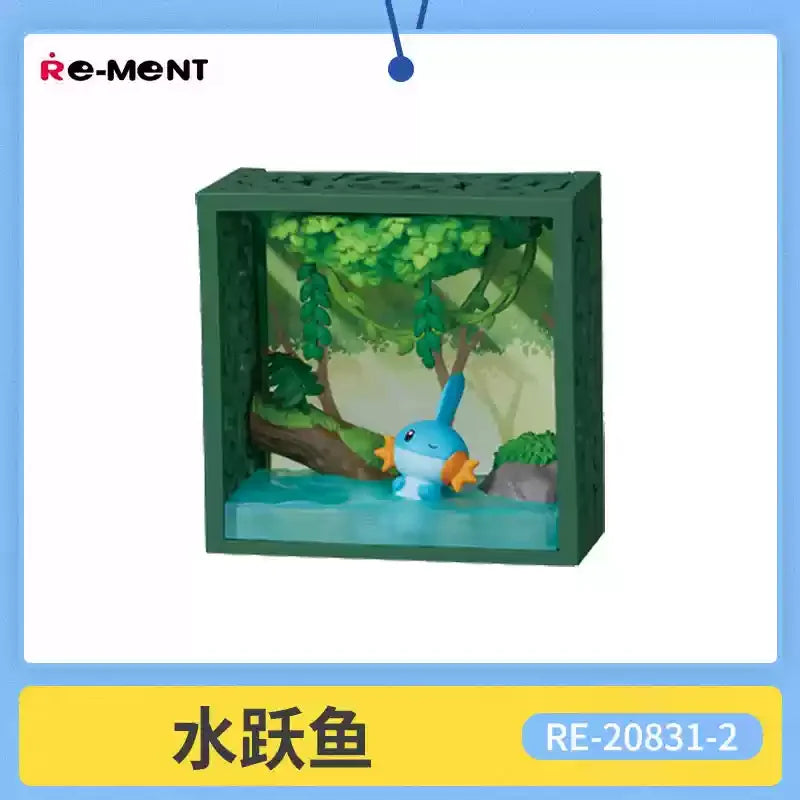 Re-Ment Pokémon Frame Deep Woods Mini Figure Blind Box – Forest Scene Collectibles | 6 Styles