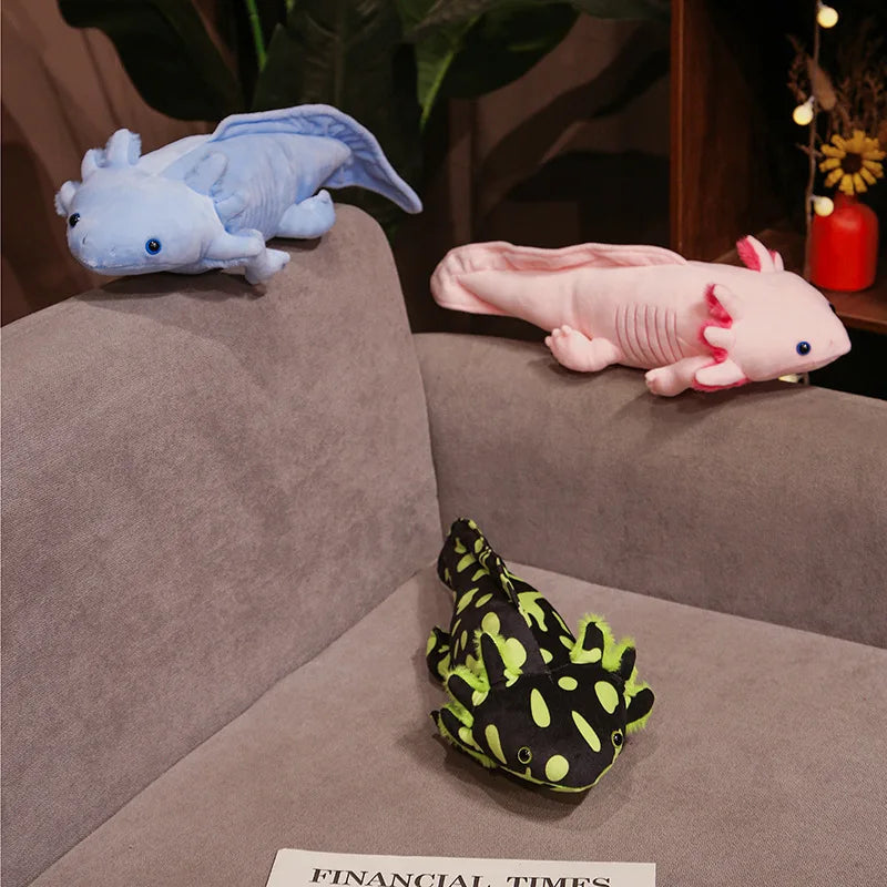 Plush Axolotl Salamander Stuffed Toy - 45/80cm