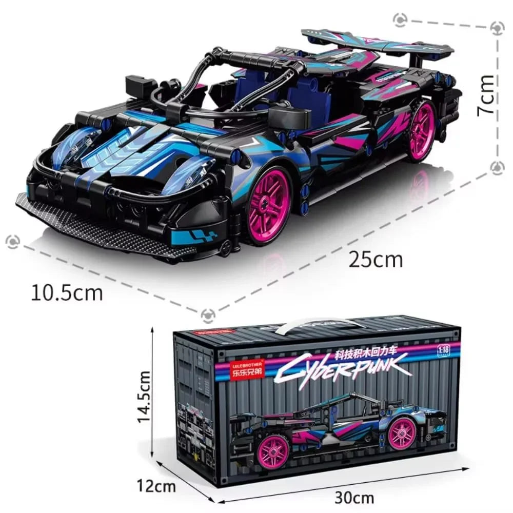Supercar Building Blocks DIY Toy Car