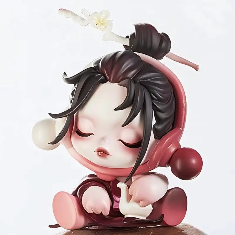 SKULLPANDA The Ink Plum Blossom Series Blind Box Shen Drunken