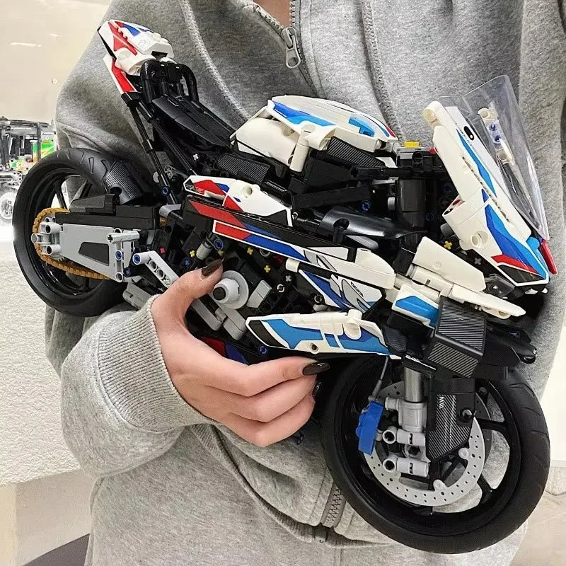 Motorcycle 1000 RR Model Building Blocks Set, 1920 Pieces Bricks Toy