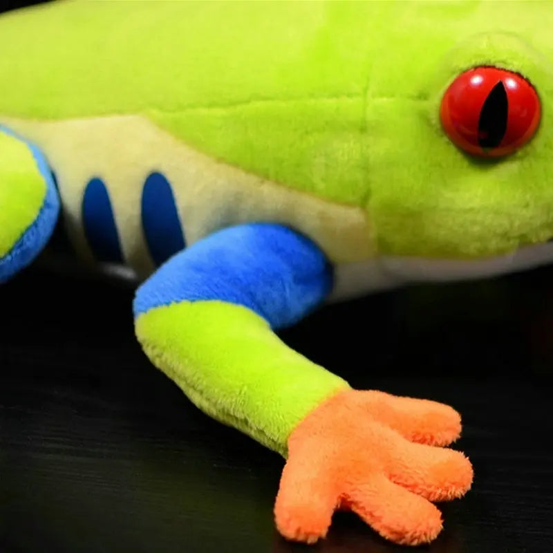 Plush Red Eye Tree Frog Stuffed Toy - 22cm