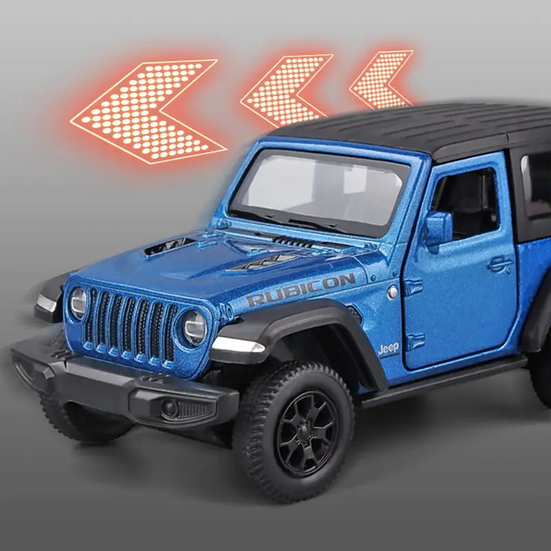 RMZ City 1/36 scale model of a Jeep Wrangler Rubicon Toy Car