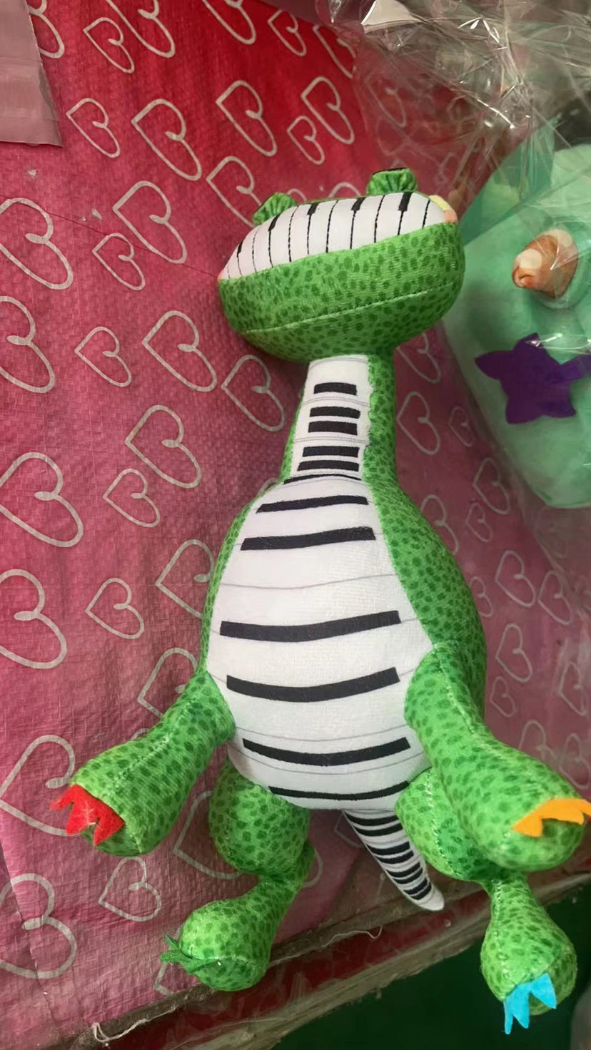 Pianosaurus Game Time Nightmare Critters Game Periphery Piano Dinosaur Plush PP Cotton Model Kawaii Ornament Birthday Gifts Toys