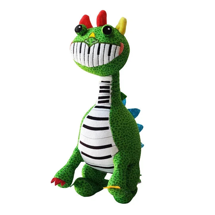 Pianosaurus Game Time Nightmare Critters Game Periphery Piano Dinosaur Plush PP Cotton Model Kawaii Ornament Birthday Gifts Toys