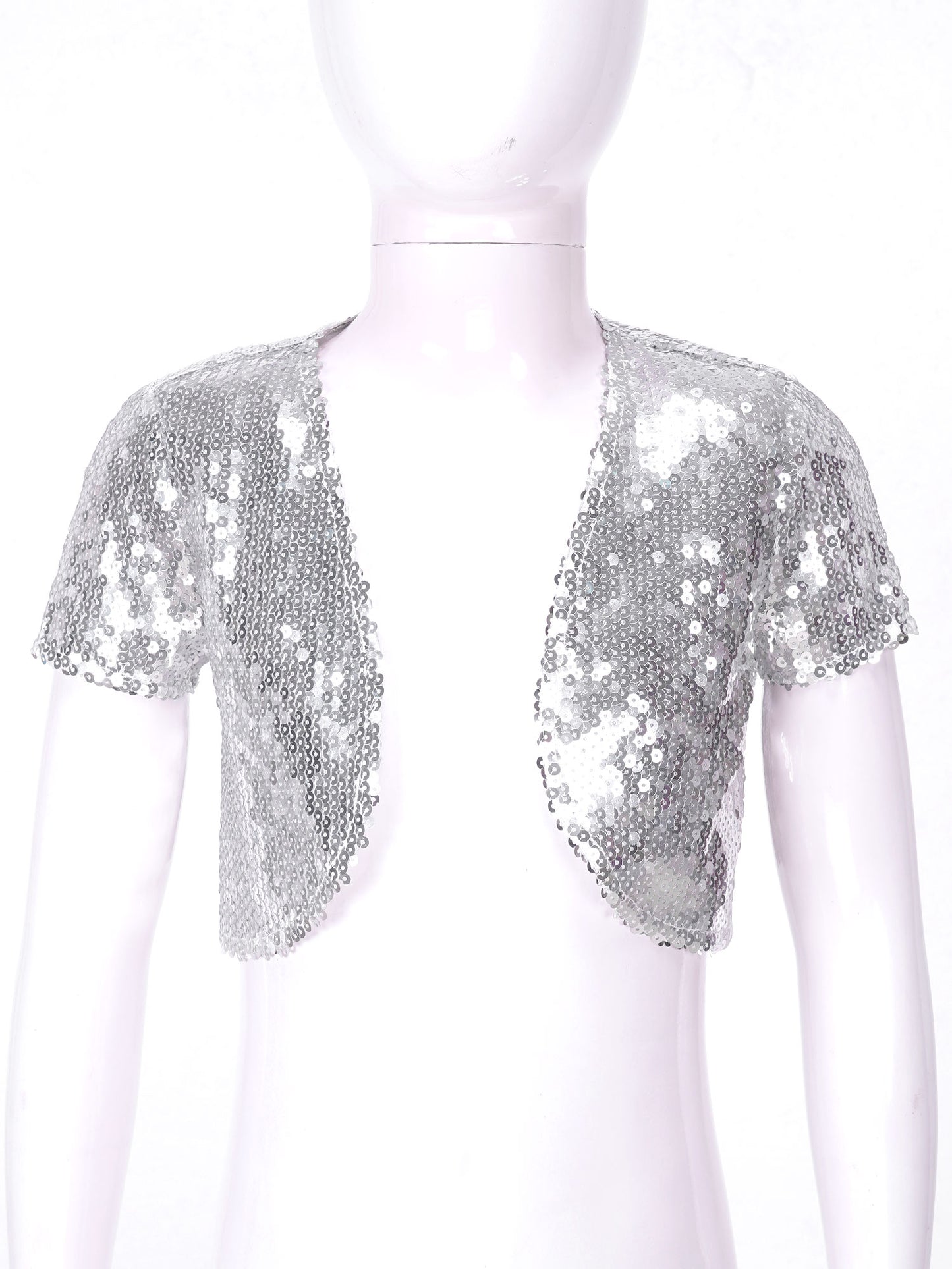 Girls Sequin Bolero Short Cardigan (Age 6-14 YRS)