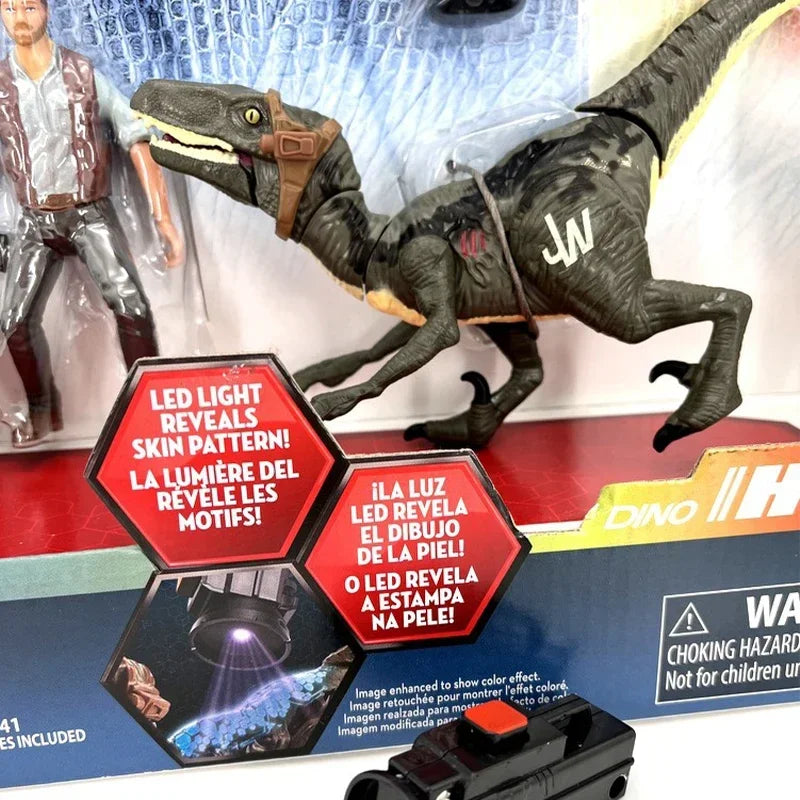 Jurassic Park Cycle & Hybrid Raptor Action Figure Motorcycle Set