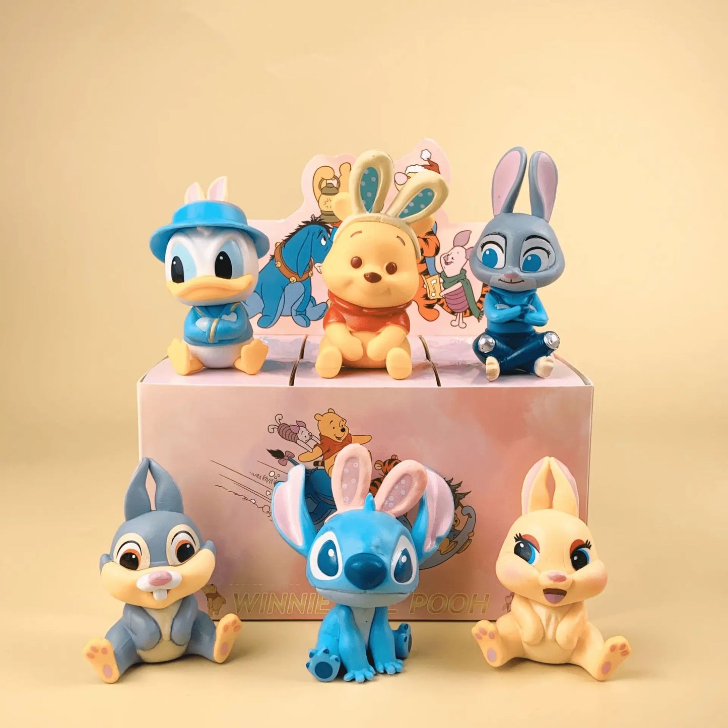 Winnie the Pooh-Themed Blind Boxes from the Happy Everyday Series - 6 Pack B