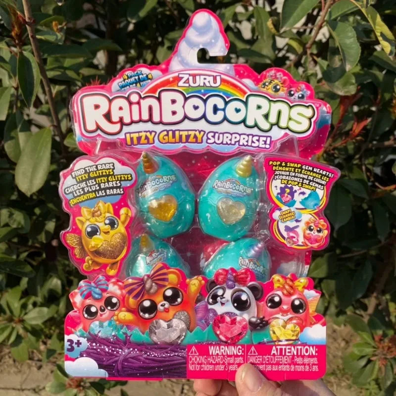 ZURU Rainbocorns Itzy Glitzy Surprise collectible eggs.