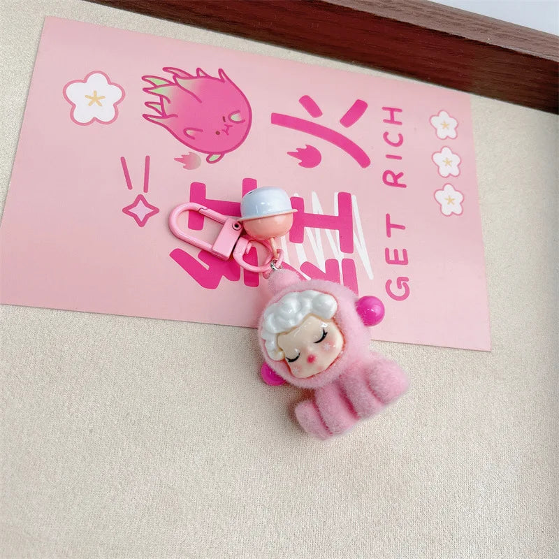 Labubu Keychain Doll Pendant Charms