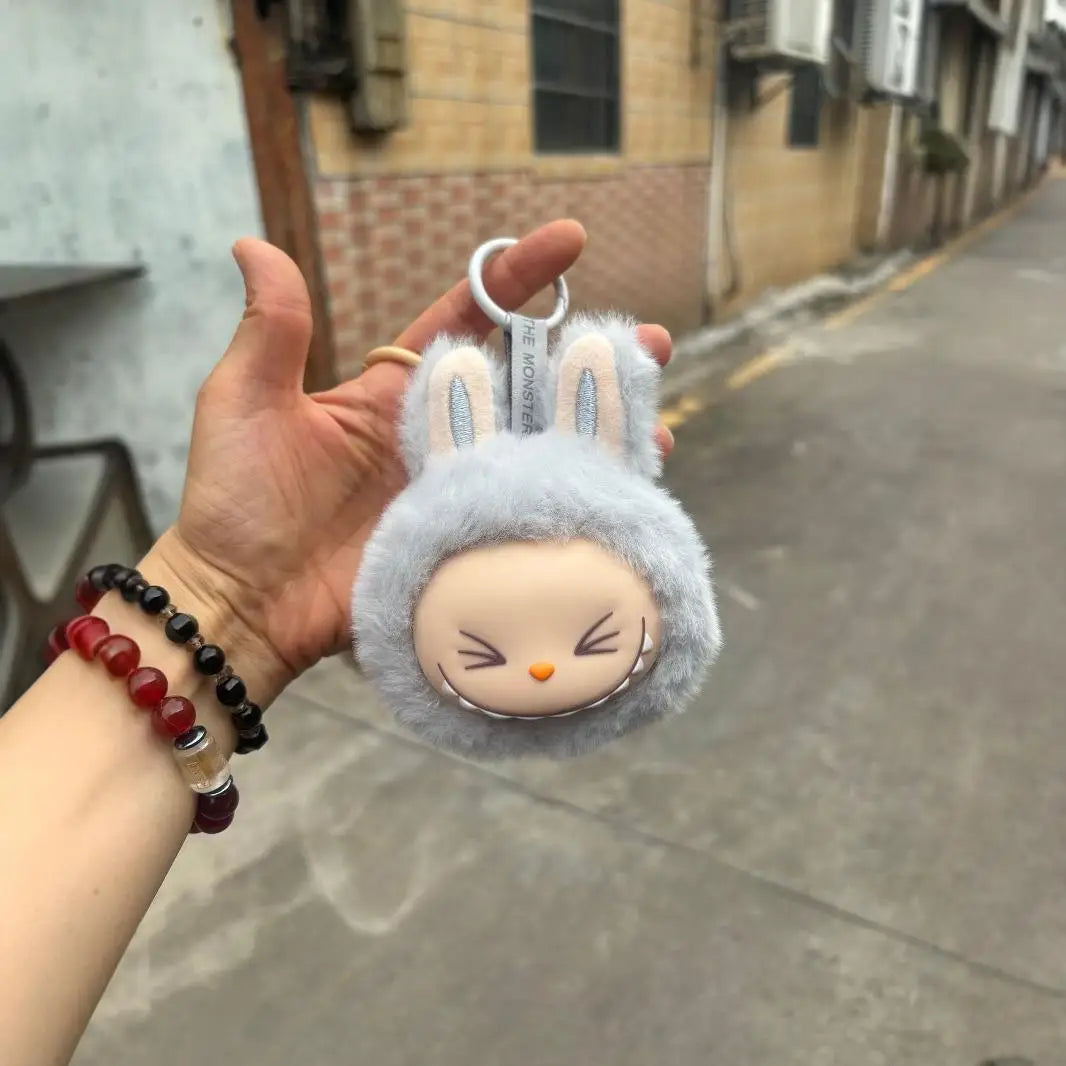 Labubu Keychain Bag Pendant - 11cm Blue