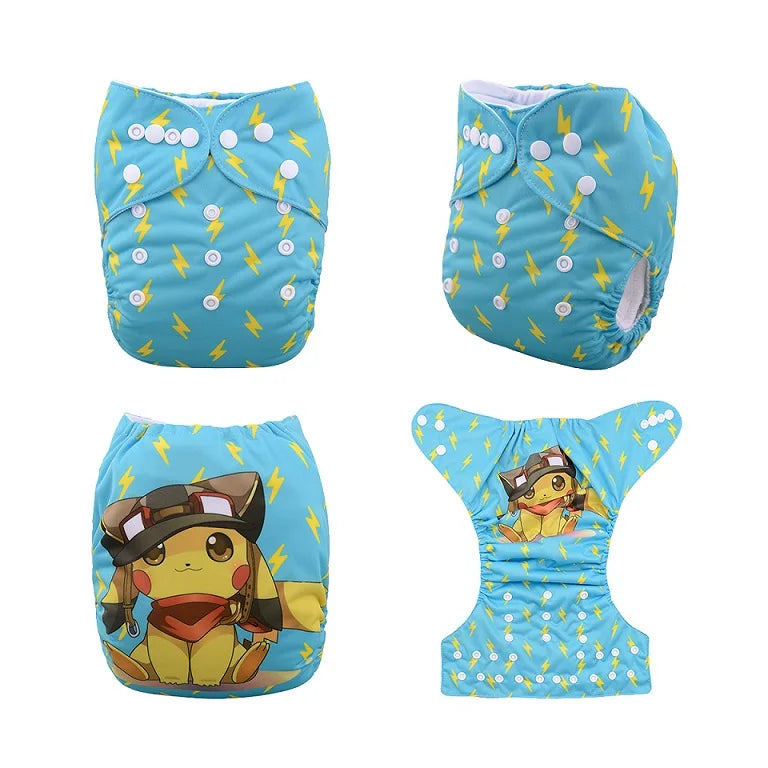 Washable Baby Nappy Eco-friendly With Microfiber Insert YD64
