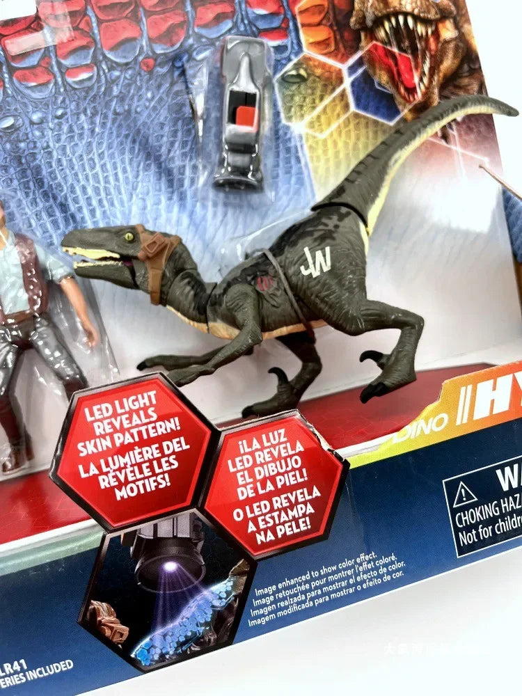 Jurassic Park Cycle & Hybrid Raptor Action Figure Motorcycle Set