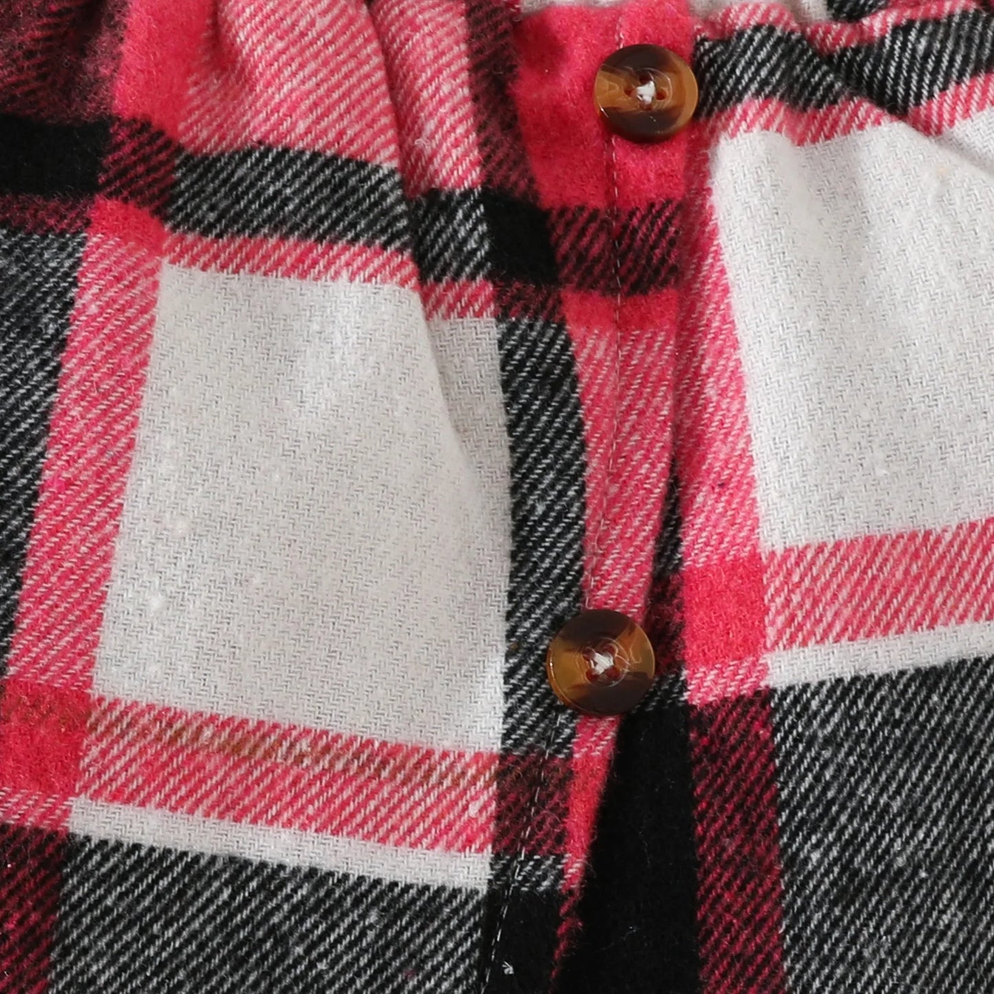 Baby/Toddler Girls Top & Houndtooth Skirt & Matching Beret Set (Age 6M-3YRS)
