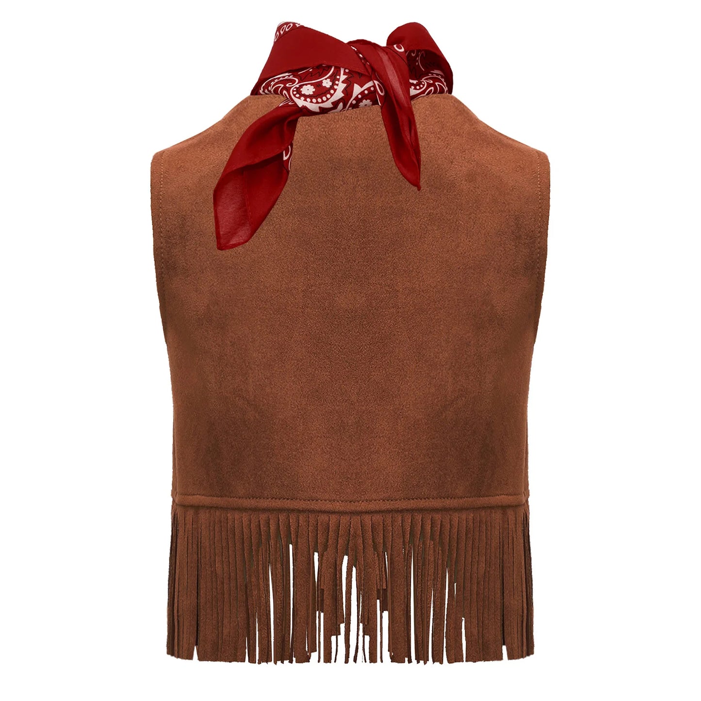 Baby Girls/Boys Western Cowboy Costume Suede Tassels Vest (Age Newborn-5 YRS)