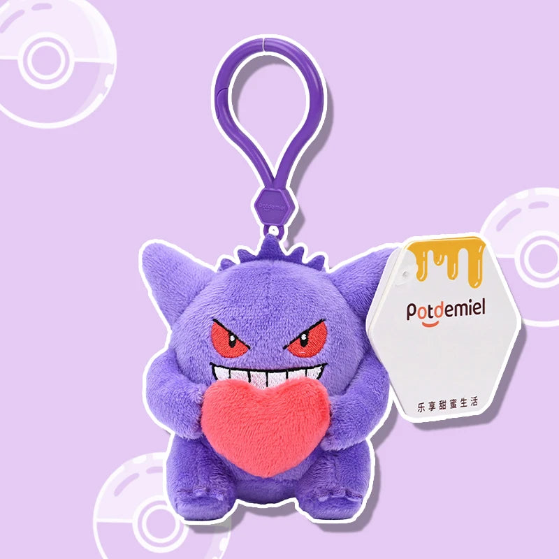 Cute Pokémon Plush Keychains Backpack Charms 8cm Gengar