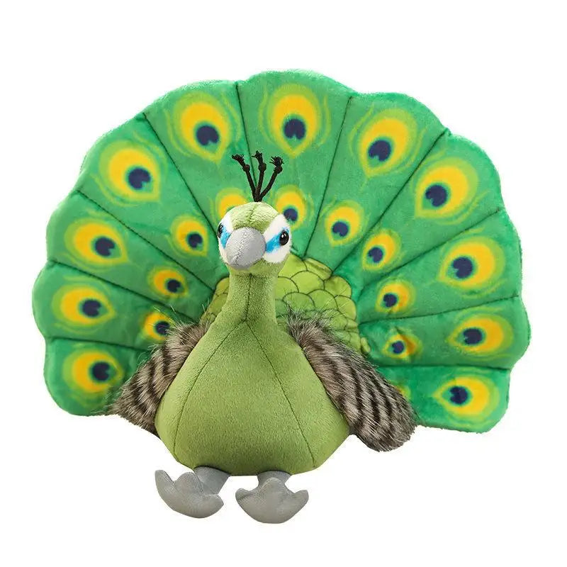 Plush Peacock Stuffed Toy - 25cm