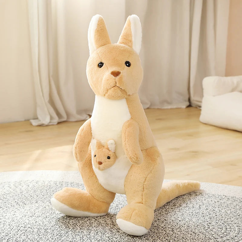 Large Plush Kangaroo Stuffed Toys - 60-150CM Brown