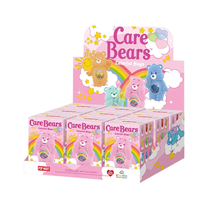 Care Bears Colorful Hugs Series Figures Single Blind Box 9PCS Whole Set