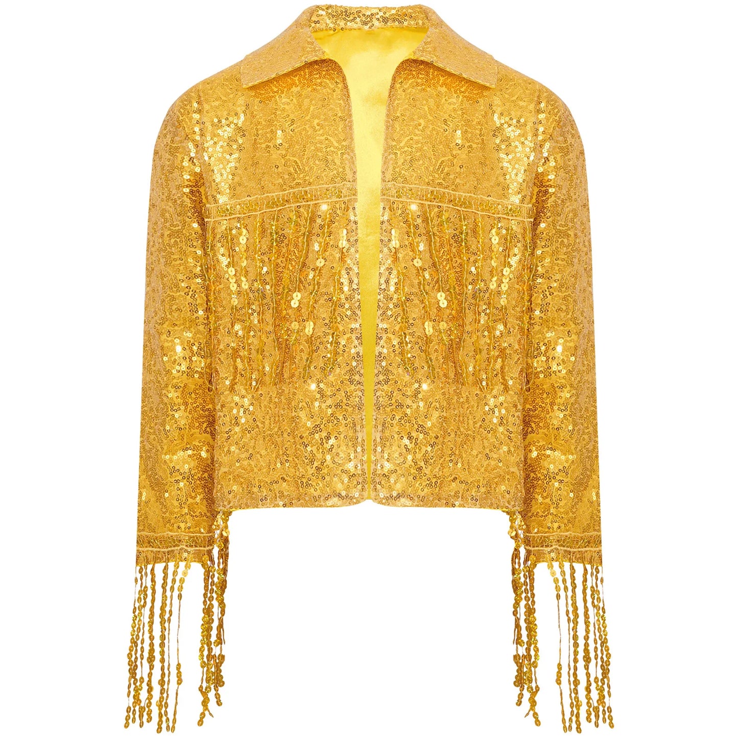 Girls Sparkly Sequin Tassel Jacket (Age 6-14YRS)