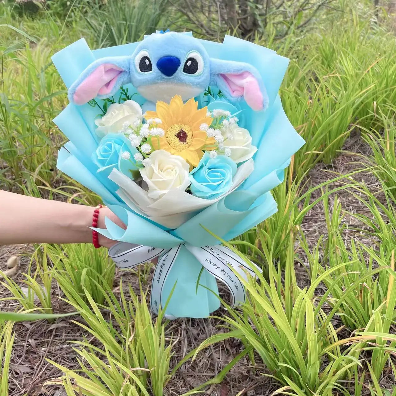 Plush Teddy Bear Stuffed Flower Gift Bouquet