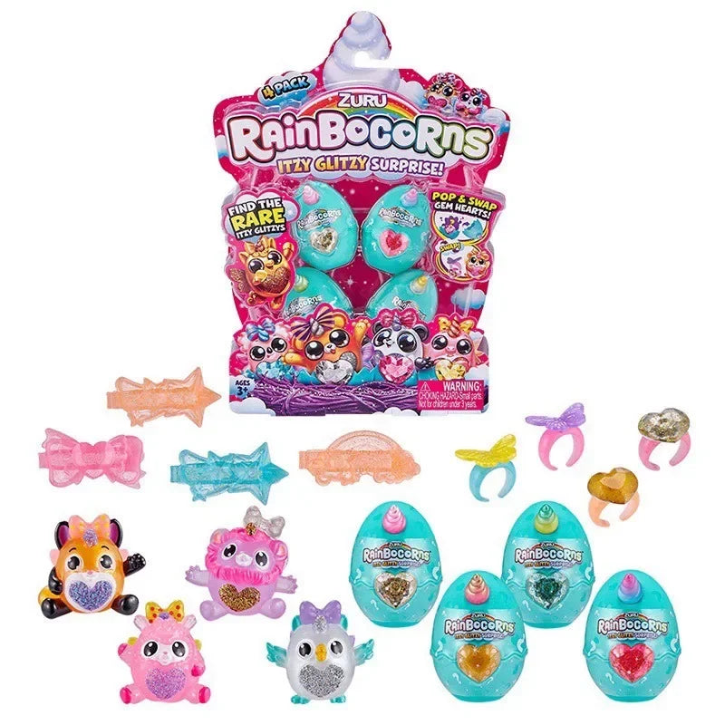 ZURU Rainbocorns Itzy Glitzy Surprise collectible eggs.