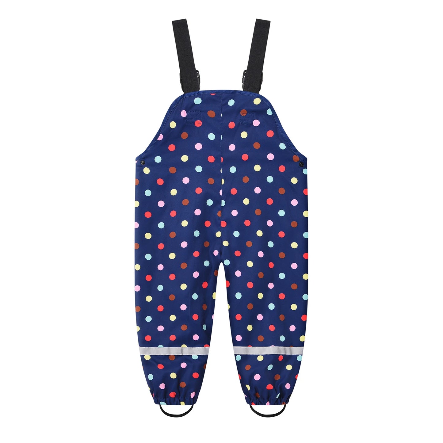 Toddler Rain Adjustable Printed Waterproof Trousers Overalls (Age 18M-6YRS)