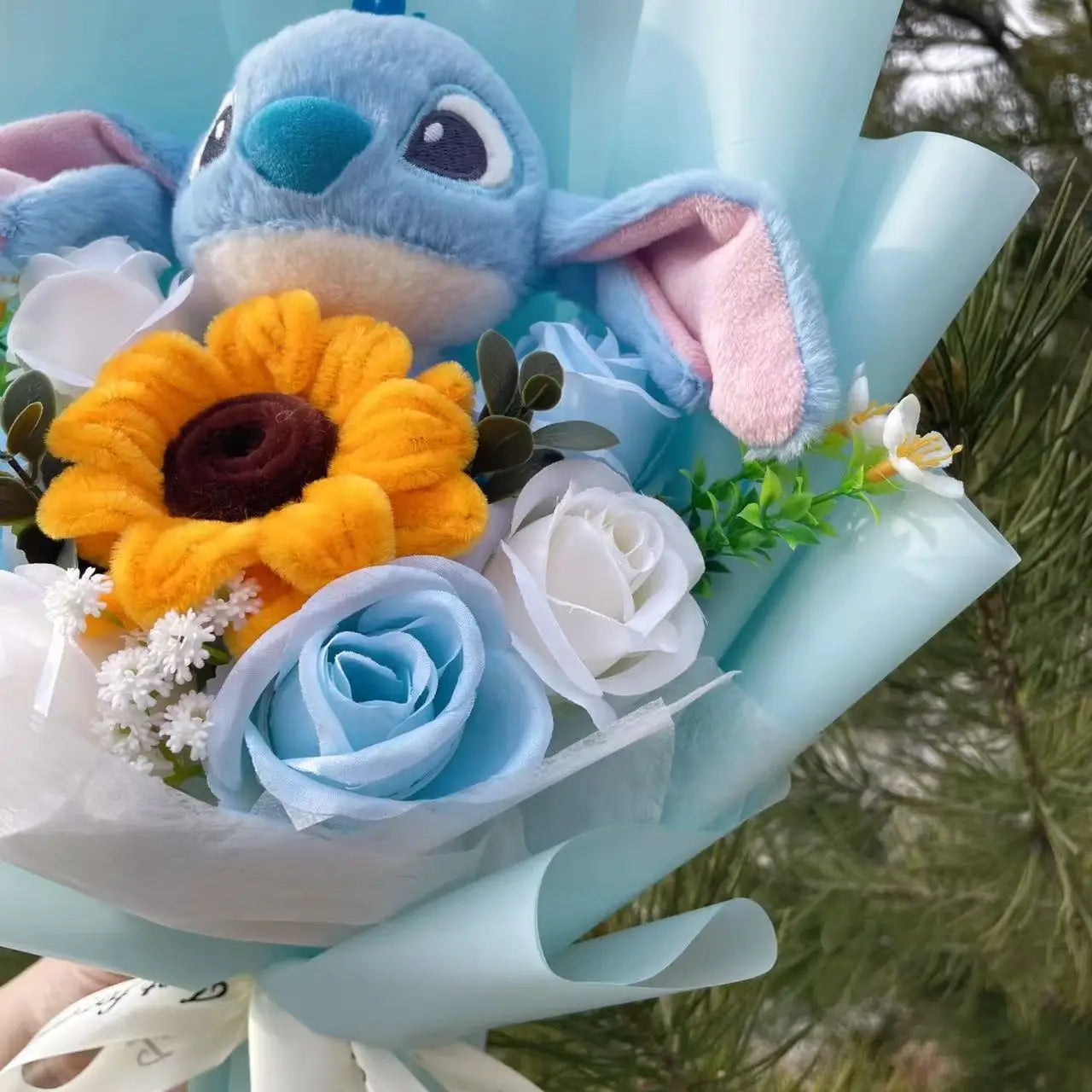 Plush Teddy Bear Gift Flower Bouquet