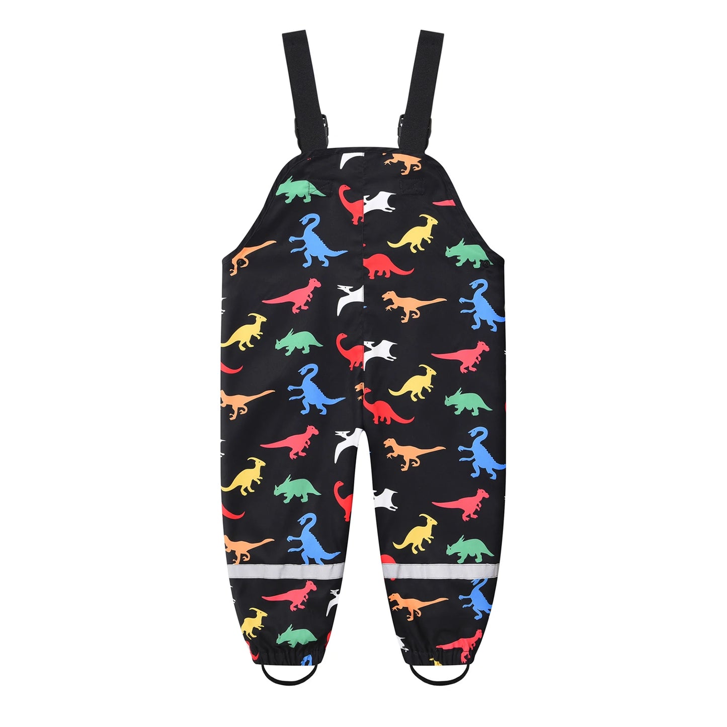 Toddler Rain Adjustable Printed Waterproof Trousers Overalls (Age 18M-6YRS)